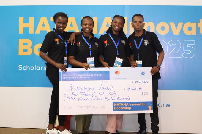 The Mastercard Foundation Scholars Program and UR grant top student projects at Hatana Innovation Bootcamp.